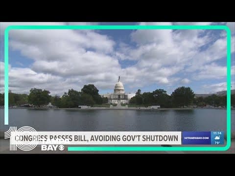 Threat of government shutdown ends as Congress passes a temporary funding plan and sends it to Biden