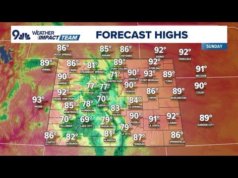 Denver Gazette forecast for Sunday, Sept. 29