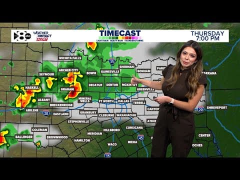 DFW weather: Tracking potential storms on Thursday
