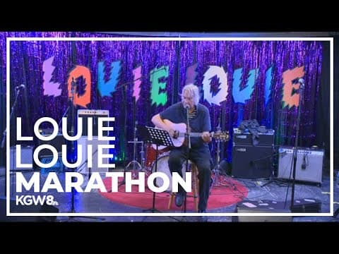 Musicians perform in 'Louie Louie' marathon concert