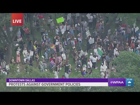'No Kings' protest live coverage: A look at protests in Denton and Dallas