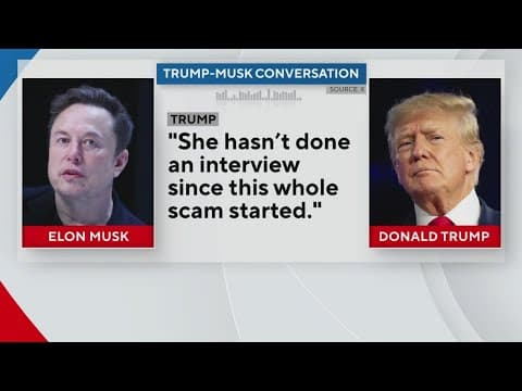 Former President Trump & Elon Musk hold conversation on X