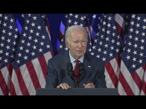 Biden rallies for abortion rights while conservatives a mile away push a 15-week national ban