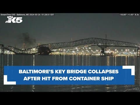BREAKING: Bridge collapse in Baltimore