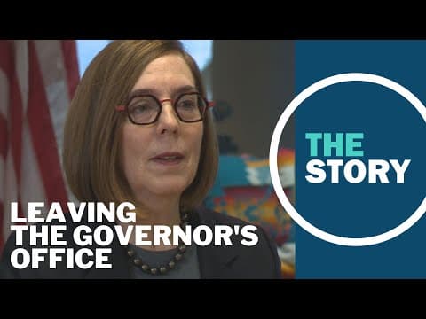 Full interview: Oregon governor Kate Brown prepares to leave office