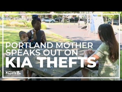 Portland mother pleas police to crack down current thefts of Kia, Hyundai vehicles