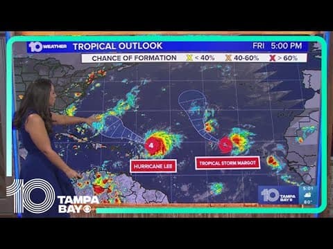 Tracking the Tropics: Hurricane Lee still a Category 4 storm