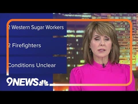 Possible chemical leak at sugar factory sends 4 people to hospital