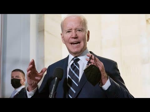 President Biden speaks one year since taking office