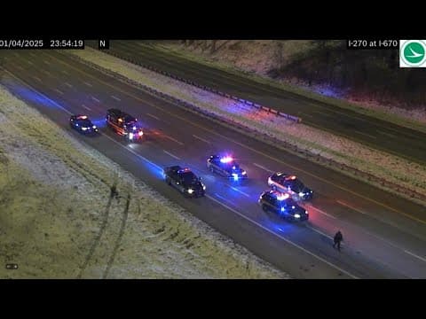 1 dead in single-vehicle crash on I-270 near John Glenn International Airport