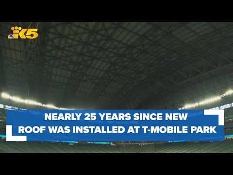 Nearly 25 years since retractable roof was completed on T-Mobile Park