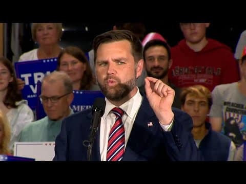 JD Vance gives full speech at De Pere, WI rally (Aug. 29, 2024)