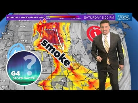 Wildfire smoke and Northern Lights possible Sunday in Indiana
