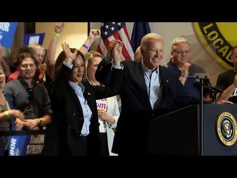 President Joe Biden, VP Kamala Harris speak at Pittsburgh union event (Sept. 2, 2024)