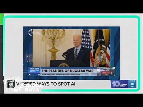 How artificial intelligence is impacting elections and VERIFIED ways to spot it