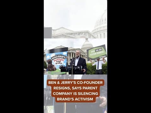 Ben & Jerry's co-founder Jerry Greenfield resigns, saying parent company is silencing activism