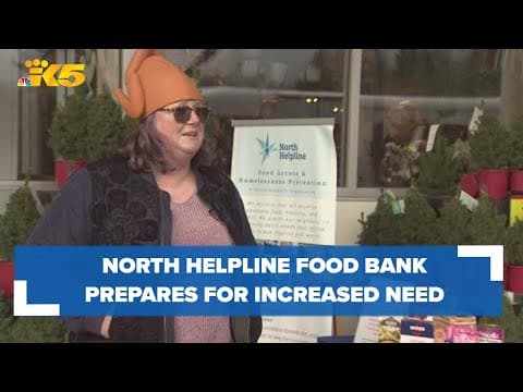 North Helpline food bank prepares for increased need this holiday season