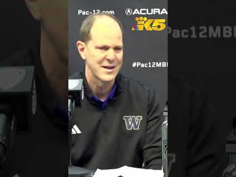 Tearful goodbye for UW basketball head coach Mike Hopkins at his final Pac-12 press conference