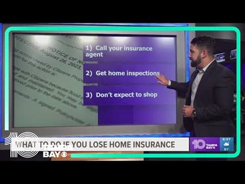 Steps Floridians can take if dropped by property insurance