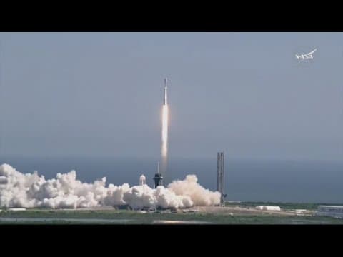 NASA spacecraft blasts off on 5 1/2 year-long quest to explore Jupiter's moon Europa