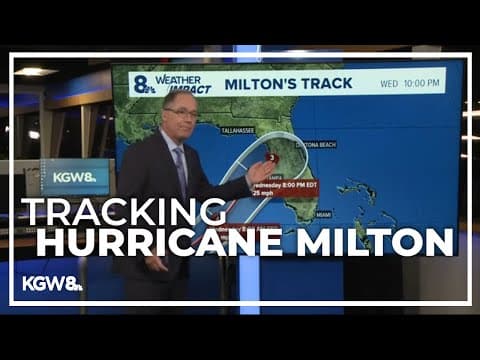 Hurricane Milton taking aim at Florida, packing maximum sustained winds