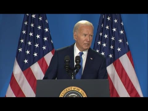 VIDEO: Joe Biden begins his solo press conference
