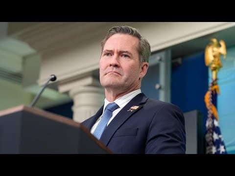 Mike Waltz stepping down as national security adviser, sources say