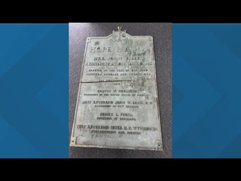 Hope Haven's historical marker returned