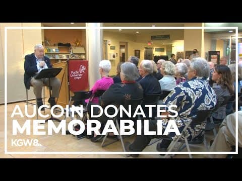 Oregon Congressman Les AuCoin donates his political history