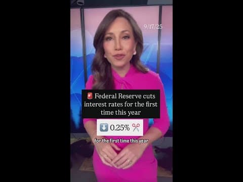 Federal Reserve cuts interest rates