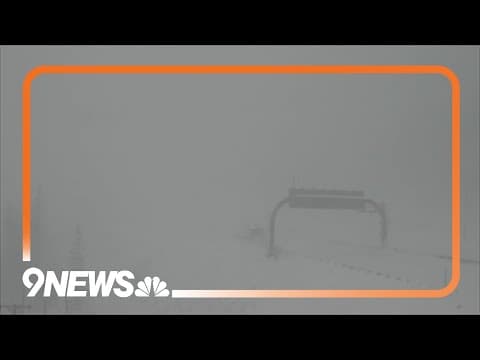 Mountain snow in Colorado