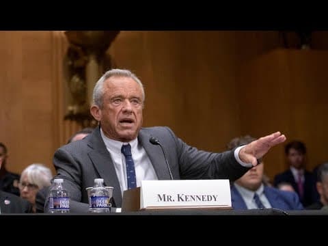 Watch Live: Robert F. Kennedy Jr. faces the first key vote in his health secretary confirmation test