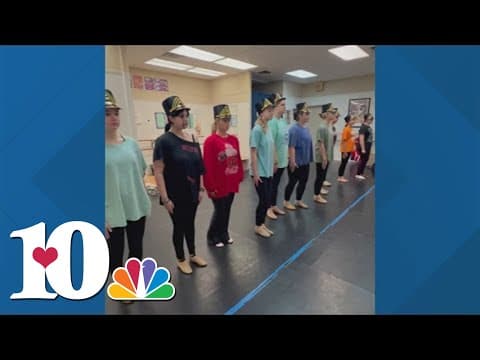Dance Academy South dancers rehearse for Fantasy of Trees performance