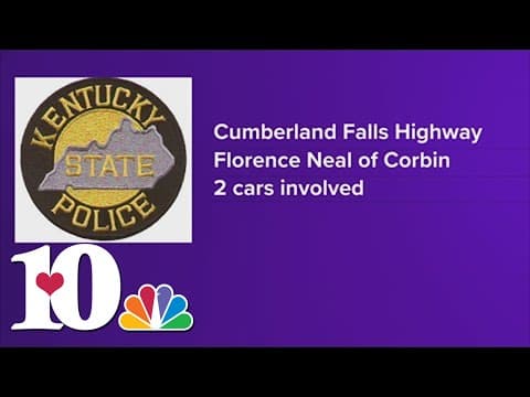 Officials: Woman killed after two-car crash in Whitley Co. KY