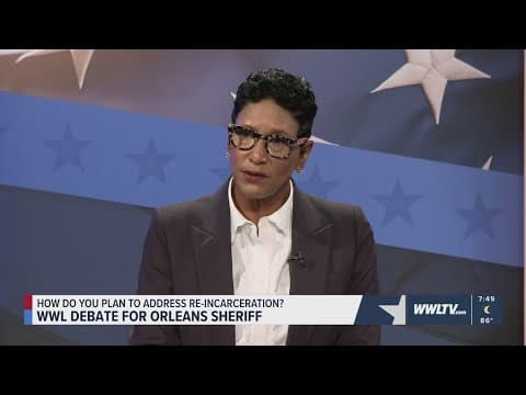 WWL Sheriff Debate: How do you plan to address reincarceration?