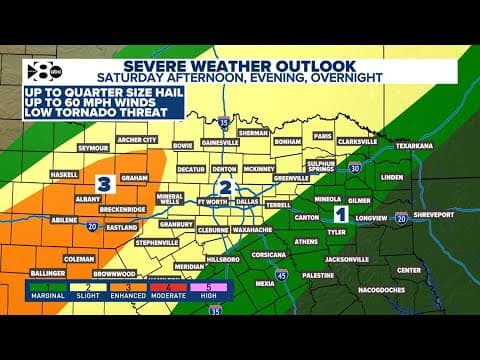 WATCH LIVE: Tornado warnings issued for parts of North Texas