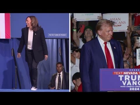 Donald Trump, Kamala Harris continue presidential campaign
