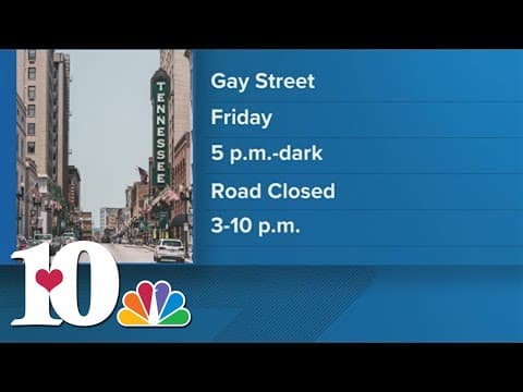 Knoxville to host block party on Gay Street Friday night