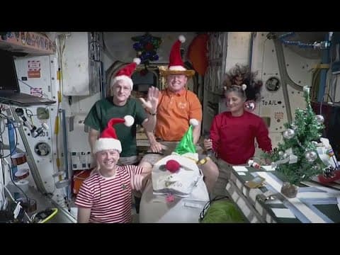 Astronauts speak about extended time in space