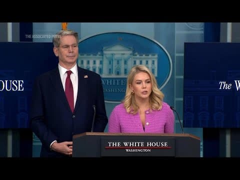 White House says Amazon's plans to list tariff costs are 'hostile' and 'political'