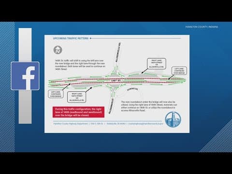 New roundabout set to open at 146th Street and Allisonville Road in Hamilton County