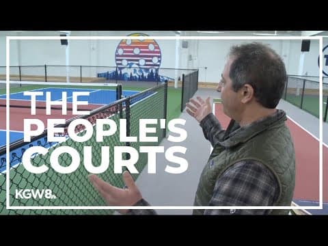 'The People's Courts' hopes to draw in pickleball players from across Portland