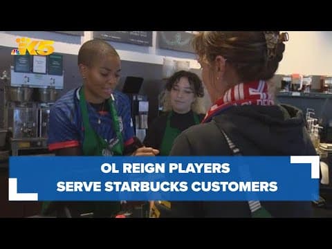 OL Reign players score ambassador titles, serve Starbucks customers