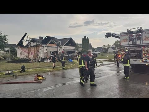 Lightning suspected as cause of Greenwood house fire