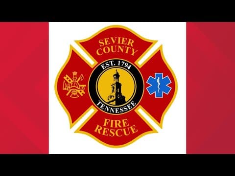 Person dies after being pulled from burning Sevier County home