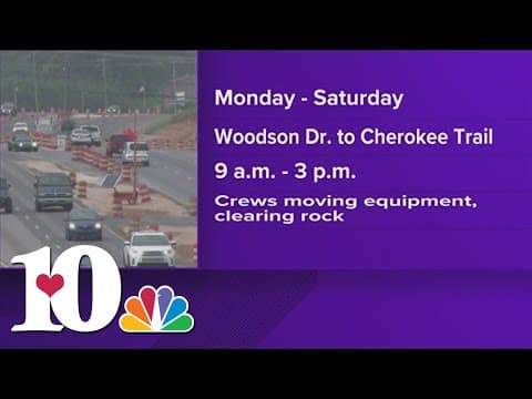 TDOT crews to start rolling roadblocks on Alcoa Highway