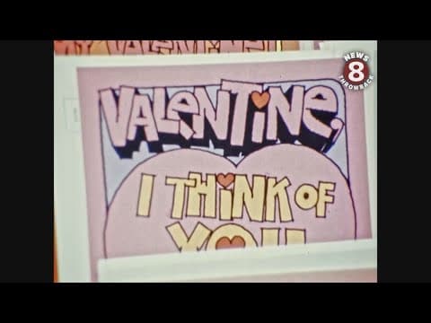 Valentine's Day card sales in San Diego in 1974