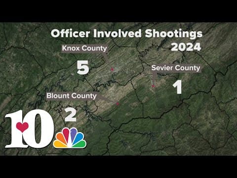 TBI reports increase in number of officer-involved shootings across East Tennessee so far this year