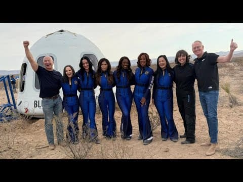 Blue Origin launches an all-female celebrity crew with Katy Perry, Gayle King and Lauren Sanchez