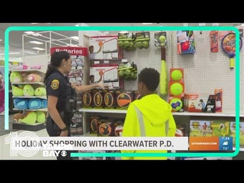 Holiday shopping with the Clearwater Police Department